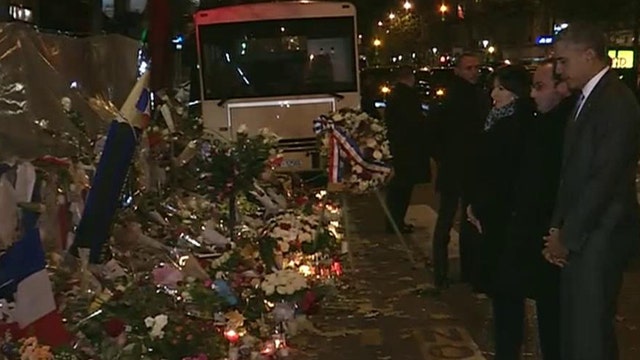 Obama pays tribute to victims of Paris terror attacks 
