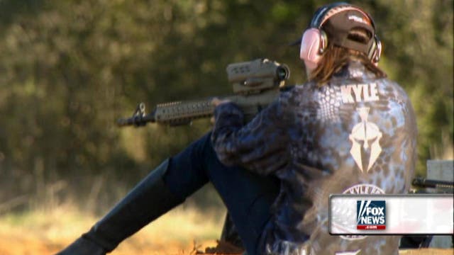 Taya Kyle takes aim to raise funds for military families