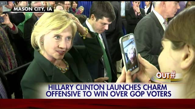 Hillary Clinton tells GOP voters: 'I don't have horns'