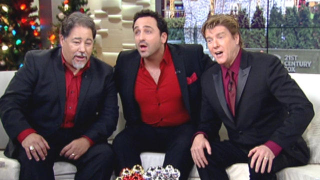 After the Show Show: New York Tenors sing on the curvy couch