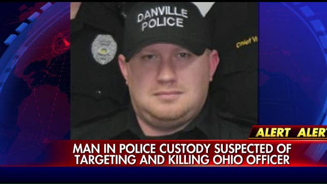 Man in custody for targeted killing of Ohio police officer