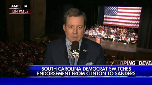 SC lawmaker switches endorsement from Hillary to Bernie