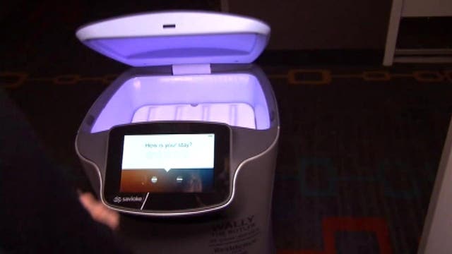 Room service robot makes the rounds in LA hotel
