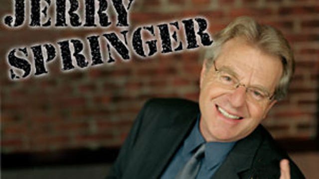 Alan Colmes and Jerry Springer 