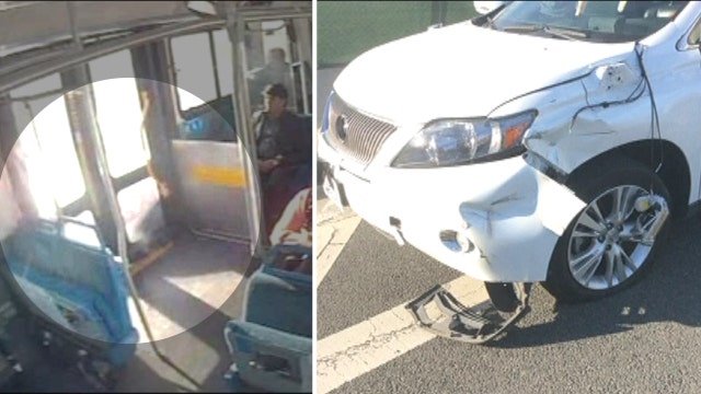 Watch Google's self-driving car crash with bus