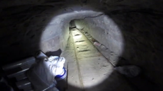 A look inside the tunnel found under the US-Mexico border 