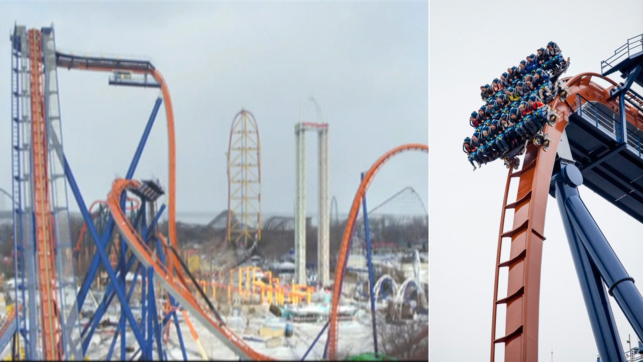 America's fastest, tallest and longest dive coaster opens at Cedar