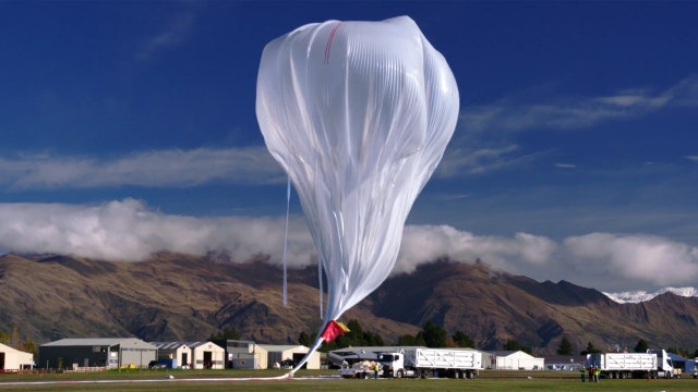 New footage of giant super-pressure weather balloon launch