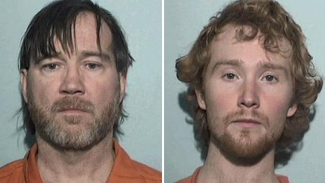 Father, son accused of keeping teen girl chained in basement
