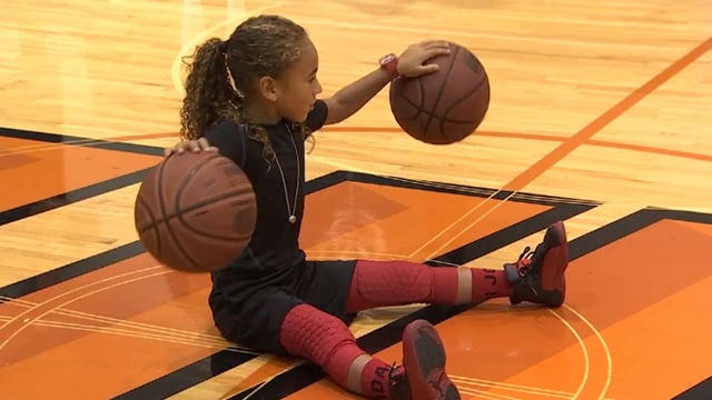 Mini-basketball sensation goes viral