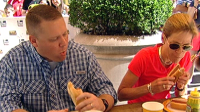 After the Show Show: Hot dog eating contest