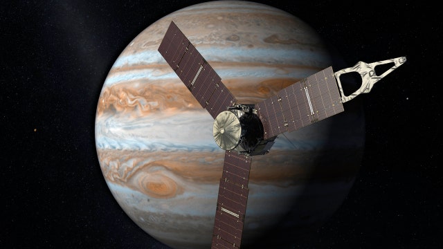 Juno akan tiba di Jupiter pada tanggal Empat Juli, suatu kebetulan yang patriotik