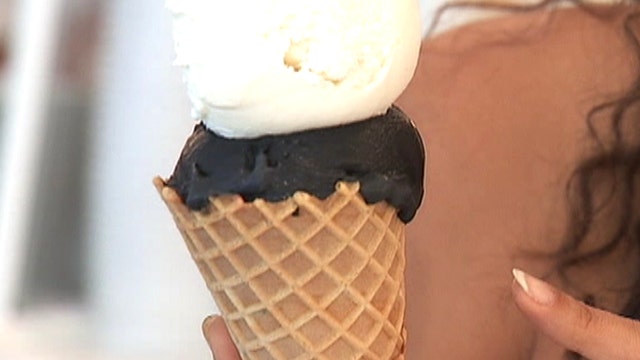 Summer's latest food craze: black ice cream