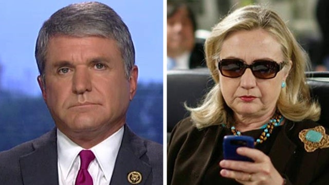 Rep. McCaul calls for Clinton to lose security clearance