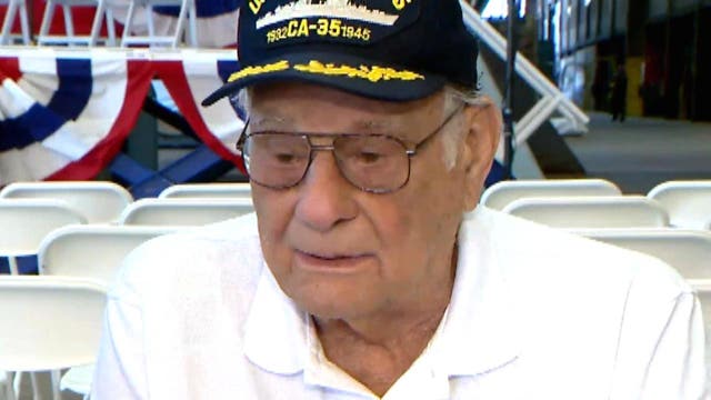 Veteran honored at keel-laying for future USS Indianapolis