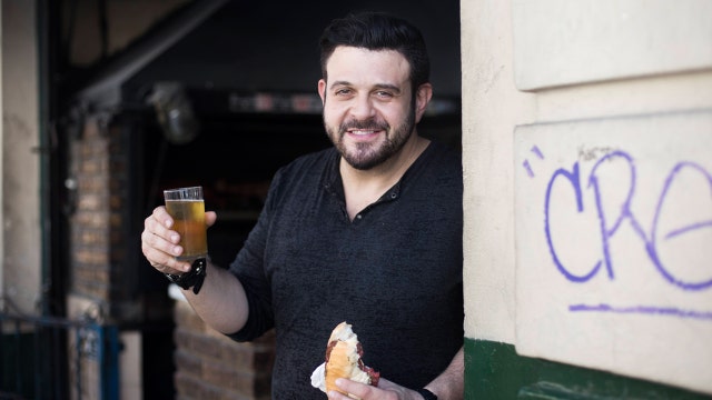 Adam Richman dances for dinner on 'Secret Eats' 