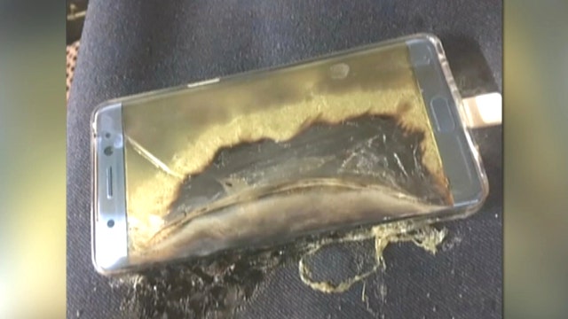 Faulty Samsung Galaxy Note7s ignite explosive flying fears