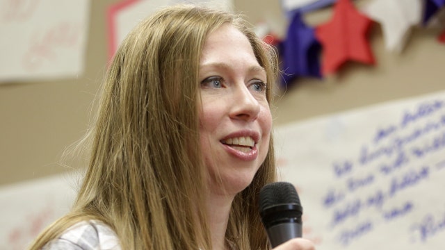 Chelsea skips daughter's first day of school for Hillary