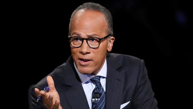Was Lester Holt 'intimidated'?
