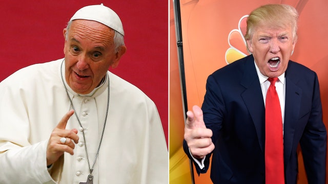 Pope prays for journalists, Trump trashes ‘rigged’ media