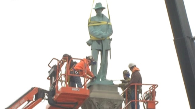 Confederate statue dismantled in Louisville, Kentucky