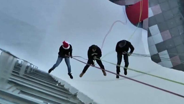 After the Show Show: Rappelling with Santa