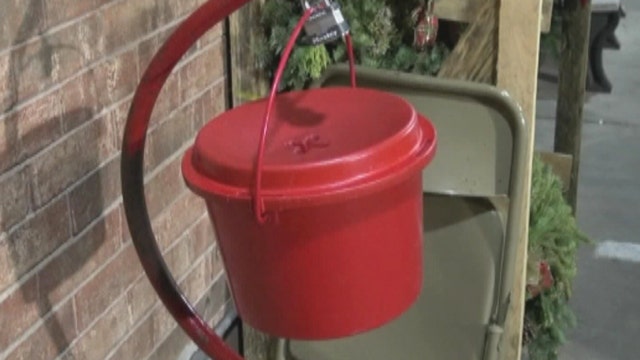 Salvation Army fundraising kettles stolen