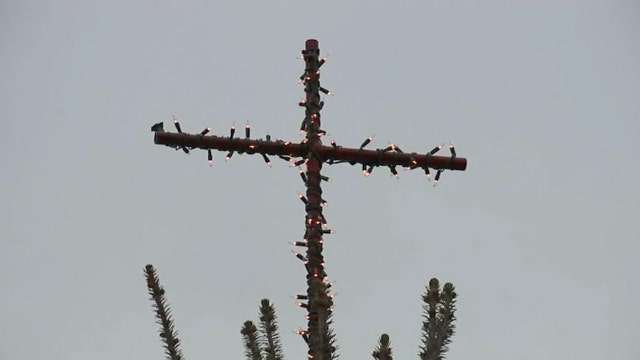 ACLU sues town over its Christmas display