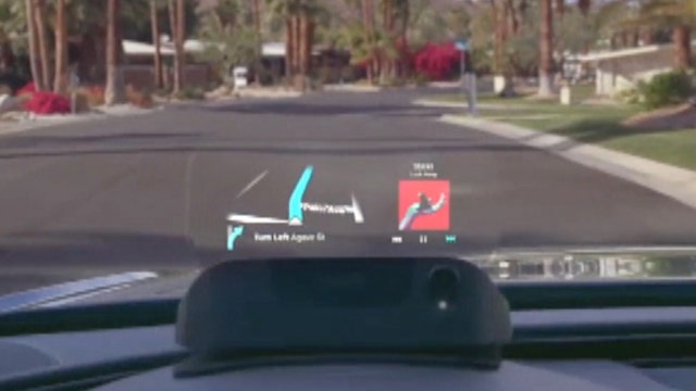 Device featuring heads-up display can make driving safer