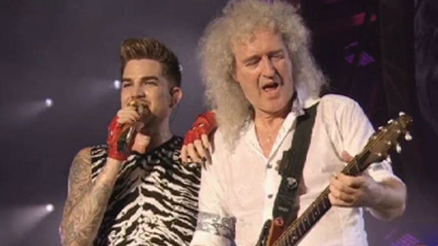 Queen reunites with 'American Idol' alum Adam Lambert