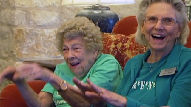 'Laughing yoga' helps seniors stay active, happy