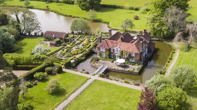 This English mansion has its own moat 