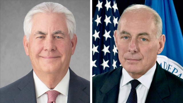High stakes for Tillerson, Kelly diplomatic trip to Mexico