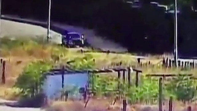 Footage of border breach