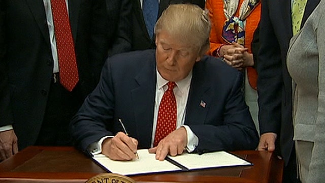 President Trump signs order to revoke Clean Water Rule
