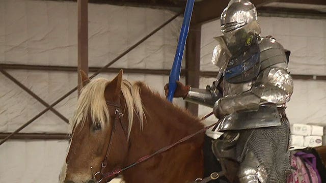 'Knight' gears up for jousting championship
