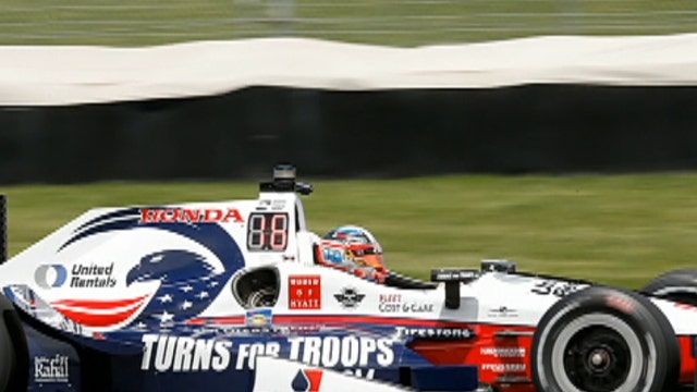 Graham Rahal helping our troops get back on their feet