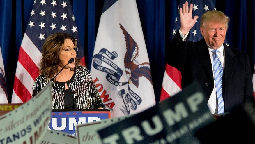 Sarah Palin Endorses Donald Trump S Presidential Bid Fox News