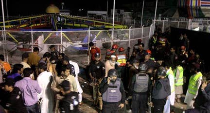 Blast in crowded Pakistan park kills at least 65