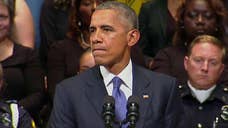 Obama speaks at Dallas memorial service honoring five officers killed in shooting