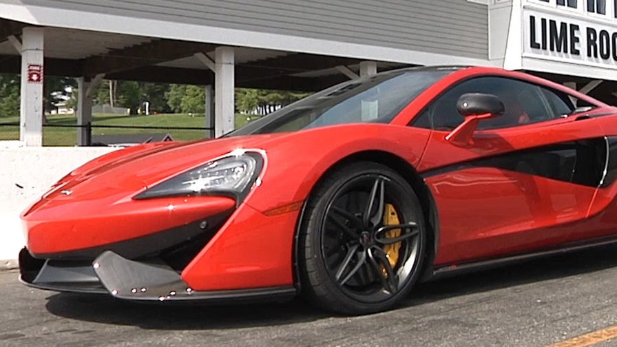 FoxNews.com Automotive Editor Gary Gastelu hits the road to the track at Lime Rock Park in the 2016 McLaren 570S.