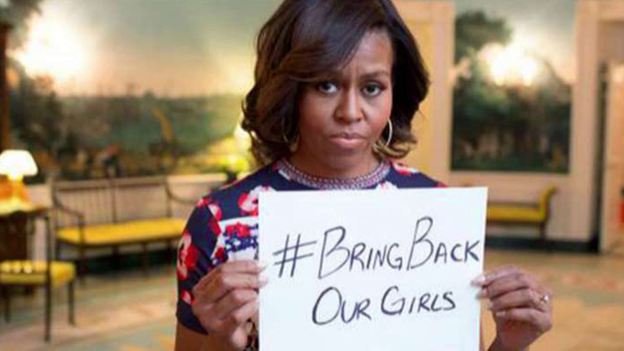 Greta's 'Off the Record' comment: The social media campaign to save 270 Nigerian school girls kidnapped by Boko Haram was so trendy - and then nothing happened. I'm mad at myself, first lady Michelle Obama and everyone else for not keeping the pressure on