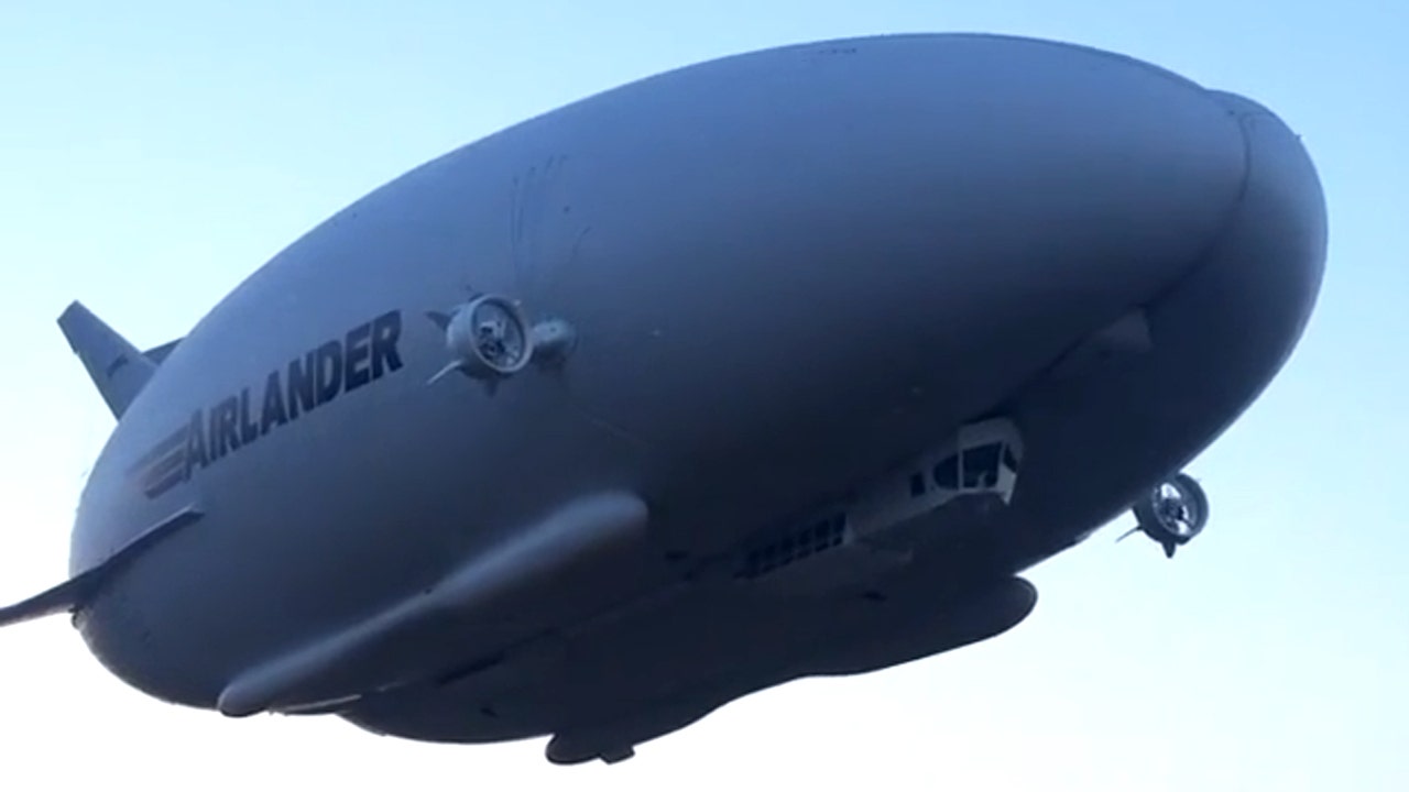 Huge helium-filled Airlander 10 airship makes maiden flight