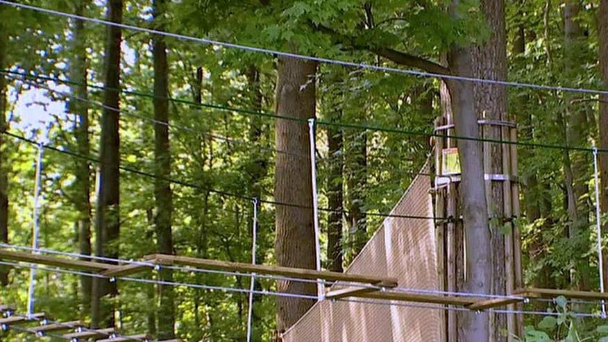 Woman fell from a popular tree top attraction at a Delaware state park