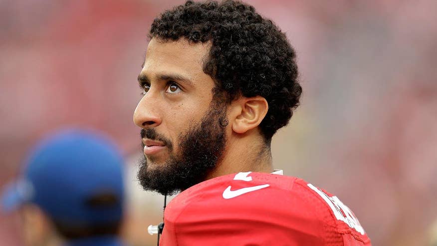 Greta's 'Off the Record': Embattled QB Colin Kaepernick has a first amendment right to protest but he has been an obnoxious, distraction to his team. Topping it all off: Pics surface of him wearing socks portraying cops as pigs
