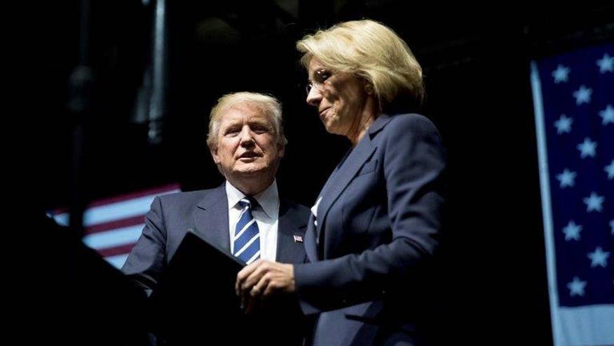 politics trump education pick devos push school choice confirmation hearing politics trump education pick devos push school choice confirmation hearing