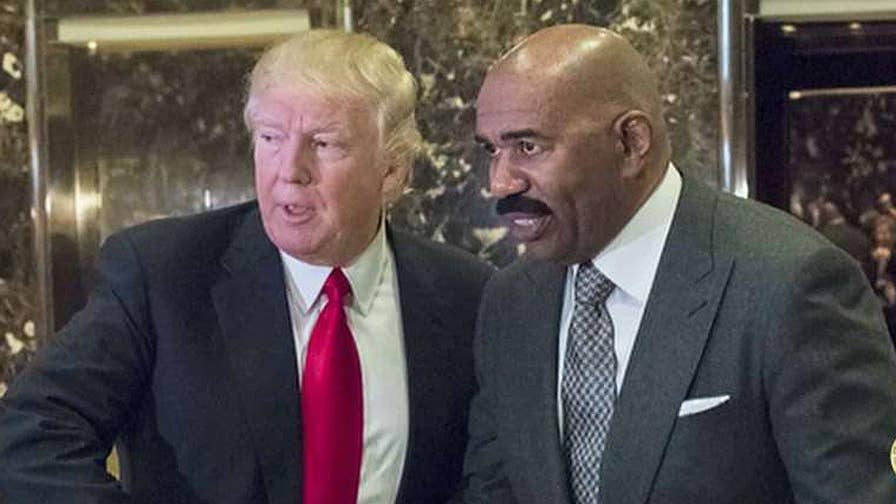 Steve Harvey pushes forward on deal with Trump Administration following