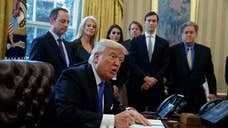 Donald Trump signs three executive memos