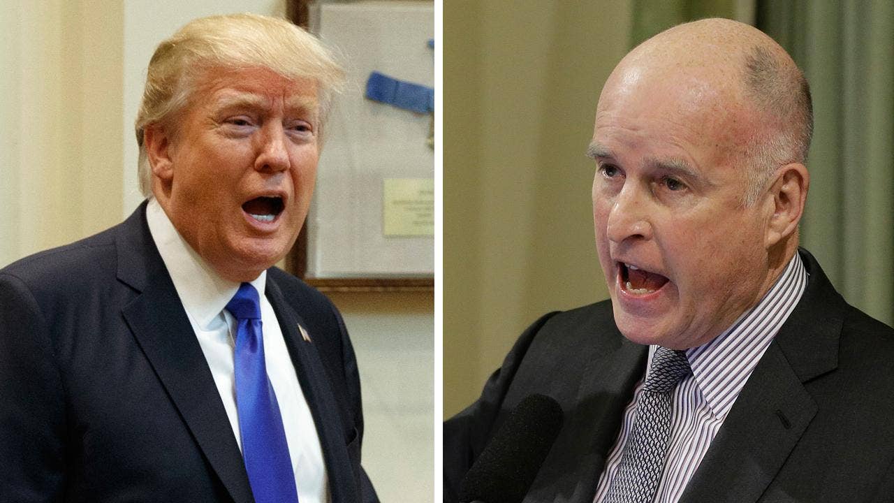 California governor, Trump ratchet up war of words