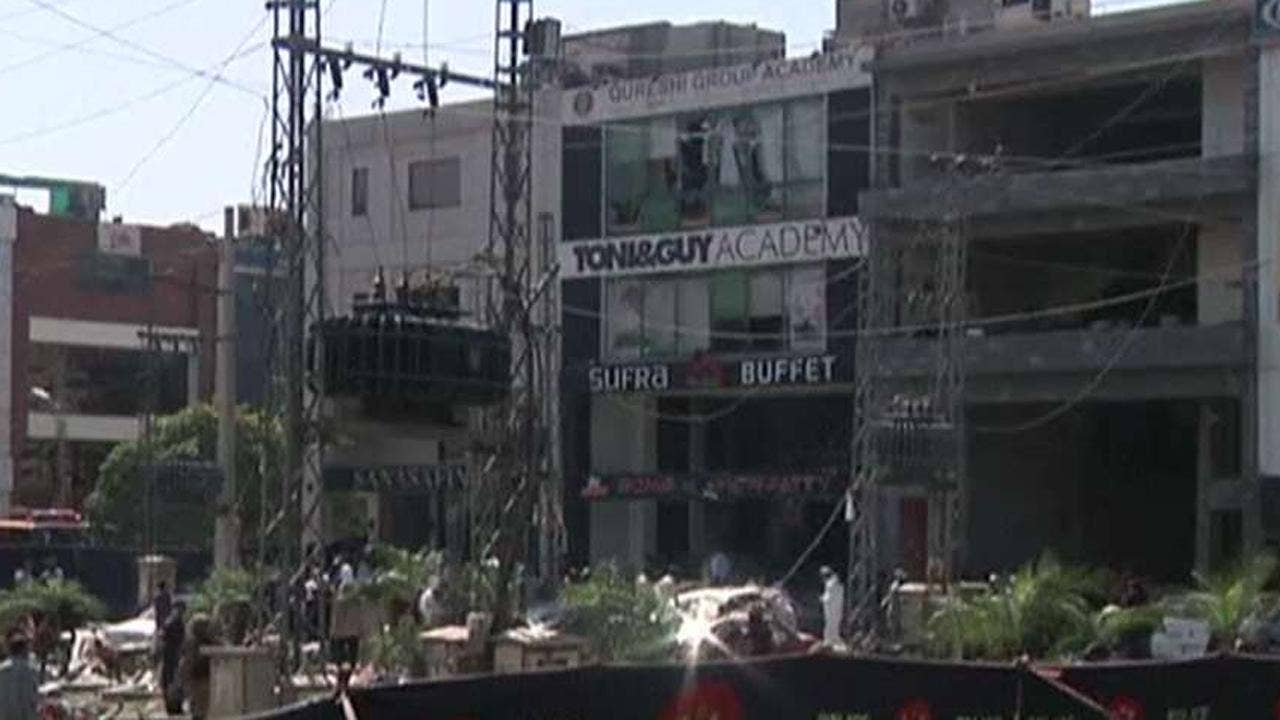 At least 6 people killed in blast at upscale Pakistan market, report says
